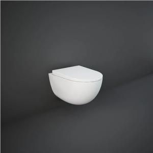 Zestaw RAK-Ceramics DES Miska WC + deska, podwieszany, Rimless 52cm