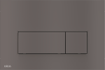 Przycisk  M57-GM-M Gun-Metal (grafit mat) do stelaża wc Alca