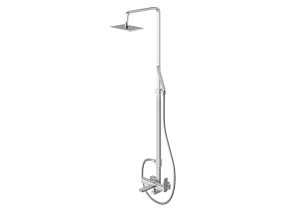 Zestaw wannowy ze słuchawką, wlewką wody i deszczownicą KOHLMAN Foxal QW277F