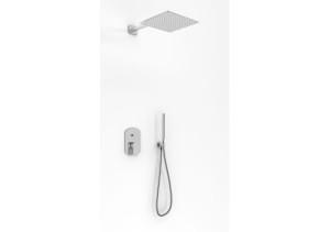 Zestaw prysznicowy ze słuchawką i deszczownicą KOHLMAN Foxal QW210FQ25 25cm 