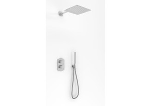 Zestaw prysznicowy termostatyczny ze słuchawką i deszczownicą KOHLMAN Foxal QW432FQ20 20cm