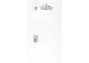 Zestaw prysznicowy z deszczownicą KOHLMAN Foxal QW220FR20 20cm