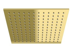 Deszczownica kwadratowa, złoty połysk KOHLMAN Q30EGD 30x30cm