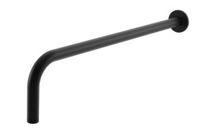 Ramię ścienne do deszczownicy, czarny mat KOHLMAN WNEB 44cm