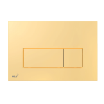 Przycisk M575 (złoty połysk) do stelaża wc  AlcaPlast