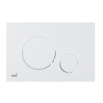 Przycisk M676 (biały mat) do stelaża wc AlcaPlast