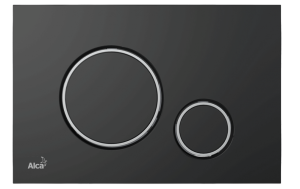 Przycisk M778 (czarny mat/chrom poł.) do stelaża wc AlcaPlast