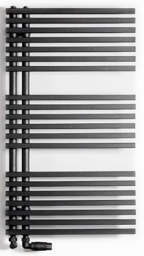 Grzejnik łazienkowy Typ E grafit struktura - Luxrad