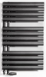 GRZEJNIK ŁAZIENKOWY FLAG BIS 1164x500 mm GRAFIT STR. 675W 48 GODZIN