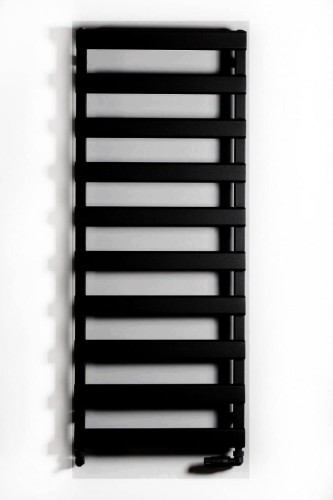 GRZEJNIK SCALA NEW CZARNY MAT STRUKTURA