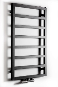 GRZEJNIK ŁAZIENKOWY LUXRAD ATRIA 870X500 mm GRAFIT STR. 48 GODZIN