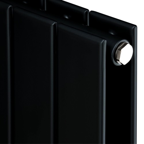 GRZEJNIK LUXRAD NIAGARA PODWÓJNA CZARNY MAT STR
