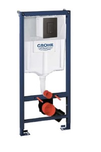 Stelaż podtynkowy do wc GROHE Rapid SL 3w1 + przycisk Skate Cosmopolitan (phantom black))