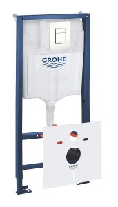 Stelaż podtynkowy do wc GROHE Rapid SL 5w1 + przycisk Skate Cosmopolitan (biały)